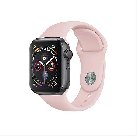 Pulseira Ultra Fit Para Apple Watch 38 40 41 Rosa Claro Loja online da UAITECH