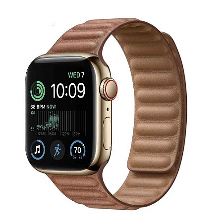 Bracelete em couro para relógio Apple Watch