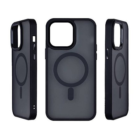 Capa Magsafe Para Iphone 11 Pro Max - Preta