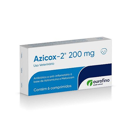 Azicox-2 200mg com 6 Comprimidos