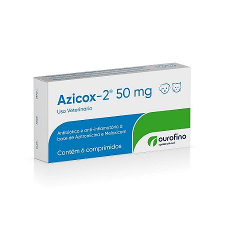 Azicox-2 50mg com 6 Comprimidos