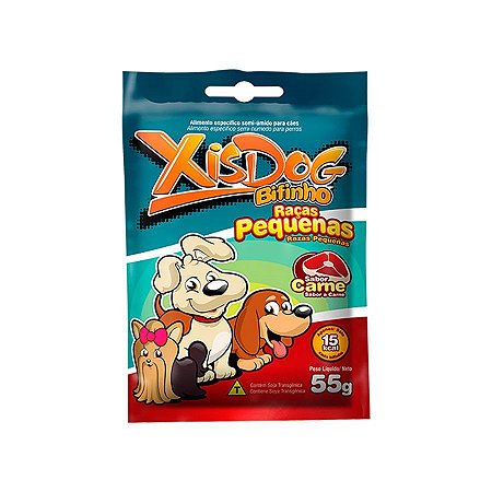 Bifinho Xisdog Raças Pequenas 55g