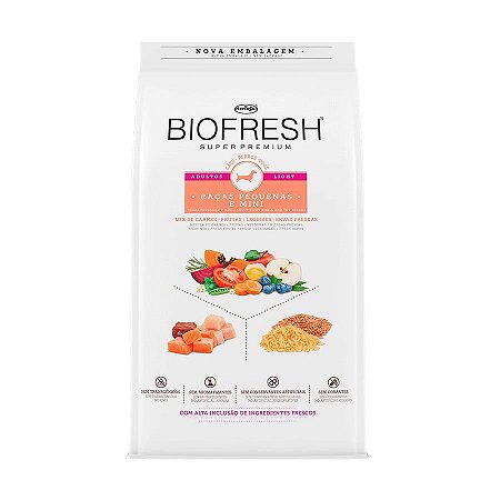 Biofresh Cães Adultos Raças Pequenas e Mini Light 10,1Kg