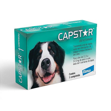 Capstar 57mg para Cães de 11 a 57kg