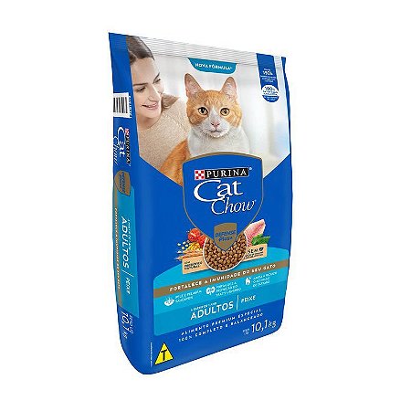 Cat Chow Adultos Peixe 10,1Kg