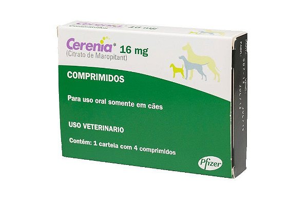 Cerenia 16mg com 4 Comprimidos