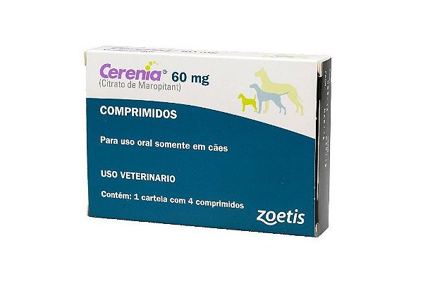 Cerenia 60mg com 4 Comprimidos