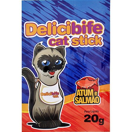 Delicibife Cat Stick Atum e Salmão 20g