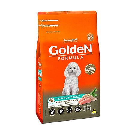 GoldeN Fórmula Cães Adultos Raças Pequenas Frango