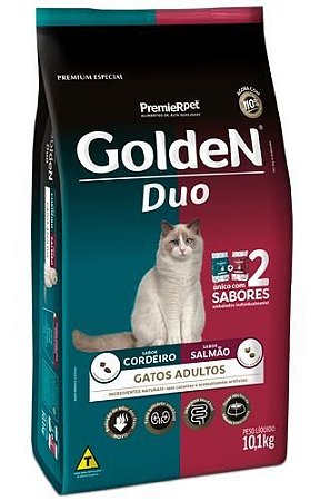 GoldeN Fórmula Duii Gatos Adultos Salmão e Cordeiro 3Kg