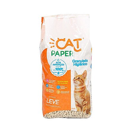 Granulado Higiênico Cat Paper 3Kg