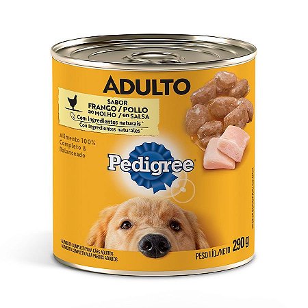 Lata Pedigree Frango ao Molho 290g