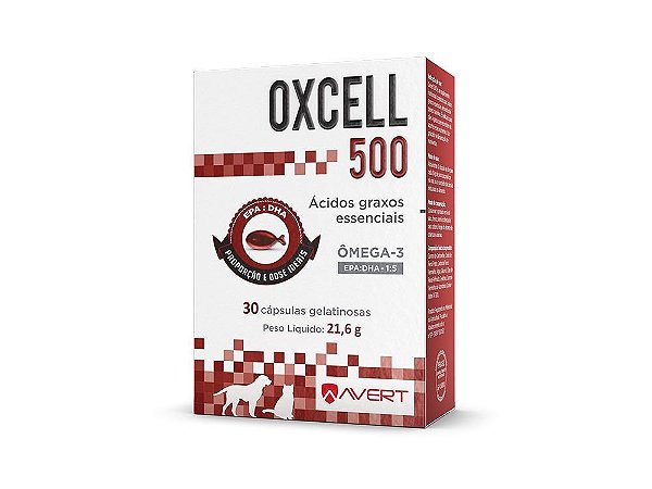Oxcell 500 com 30 Cápsulas