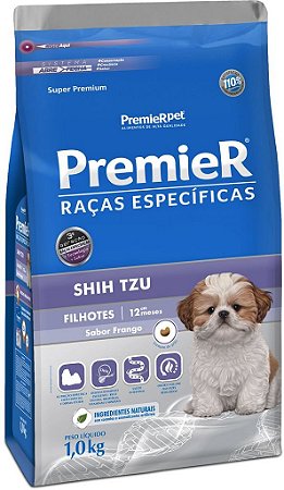 PremieR Raças Especificas Cães Filhotes Shih Tzu Frango