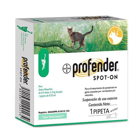 Profender Stop On 0,35ml para Gatos de 0,5 a 2,5Kg