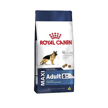 Royal Canin Cães Adultos 5+ Maxi 15Kg