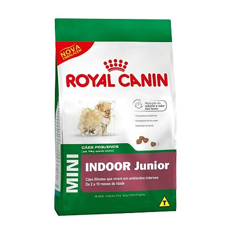 Royal Canin Cães Filhotes Mini Indoor