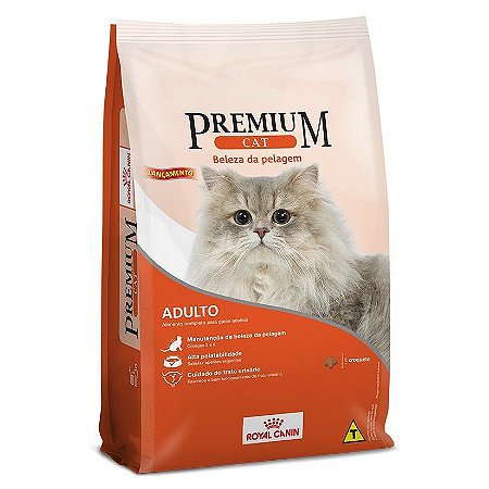 Royal Canin Premium Gatos Adultos Beleza da Pelagem 10,1Kg