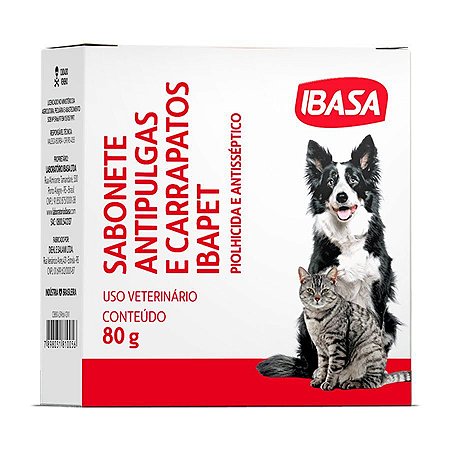 Sabonete Ibapet para Cães e Gatos 80g