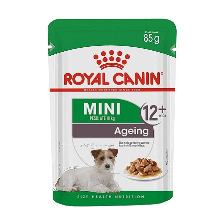 Sache Royal Canin Cães Adultos 12+ Ageing Raças Mini 85g