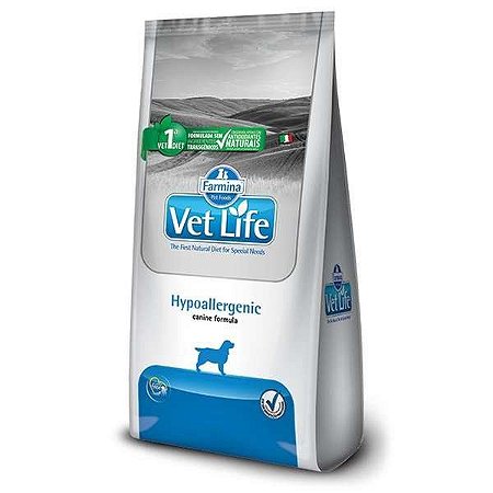 VetLife Cães Adultos Hypoallergenic 10,1Kg