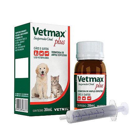 Vetmax Plus Suspensão 30ml