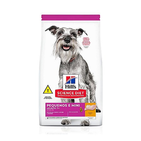 Hills Cães Adultos 7+ Raças Pequenas e Minis 800g