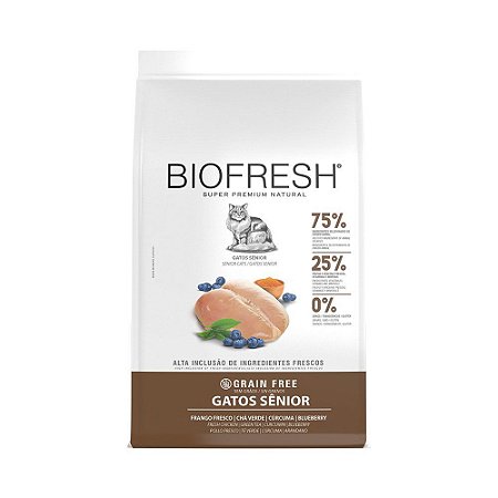 Biofresh Gatos Senior Frango 7,5Kg