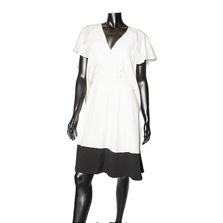 BALENCIAGA | Vestido Balenciaga branco e preto