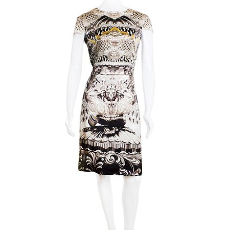 MARY KATRANTZOU | Vestido Mary Katrantzou Seda Estampado