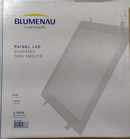 PAINEL LED EMBUTIR 24W QUADRADO  6500K