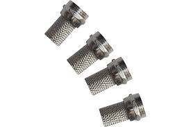 Conector Cabo Coaxial Rosca Rg6u Cartela C/4