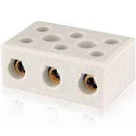 CONECTOR SINDAL PORCELANA 10MM 3POLOS 30A