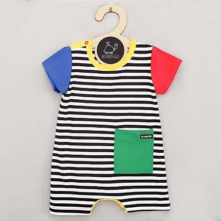 macacao listrado colorido