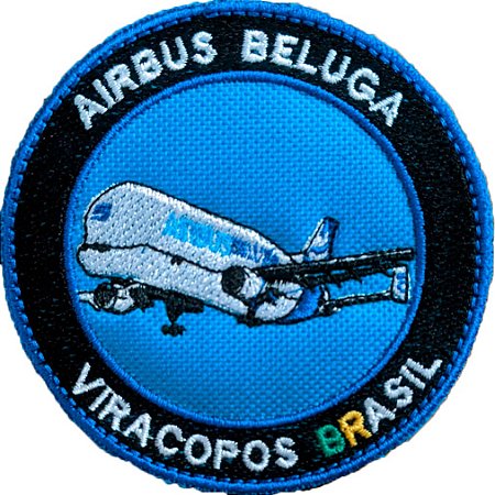 Bolacha Comemorativa Airbus Beluga Viracopos Brasil