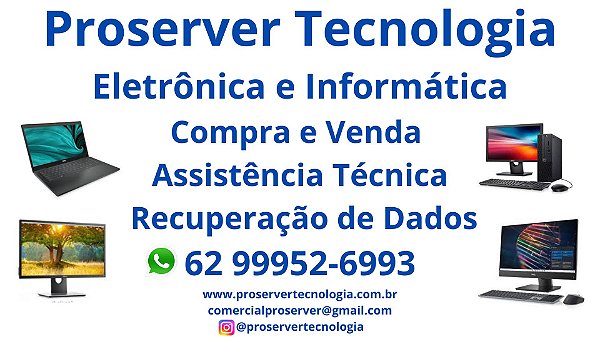 Compra e Venda de Computador Monitor Notebook Peças em Geral Pagamento á Vista