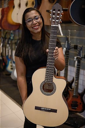 VIOLAO ELETRO-ACUSTICO CORT AC 120CE OP