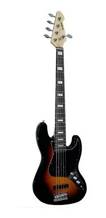 CONTRABAIXO ELETRICO ( 5 CORDAS ) MARCA WALDMAN REF.GJJ-205X BS