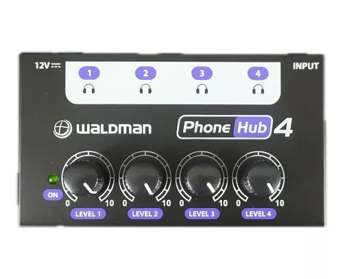 BASE DE CONEXAO DE FONES WALDMAN REF. PH-4 (PhoneHub4)