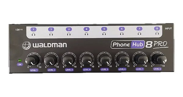 BASE DE CONEXAO DE FONES WALDMAN REF.PH-8P(PhoneHub8 PRO) PH-8P