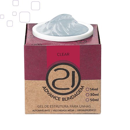 Gel Ecoline Advance Blindagem Clear Nails 21 - 30ml