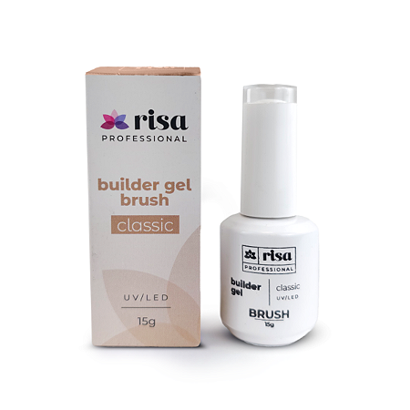 Builder Gel Brush Risa - 15g Cor:Classic