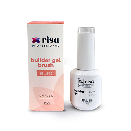Builder Gel Brush Risa - 15g Cor:Euro
