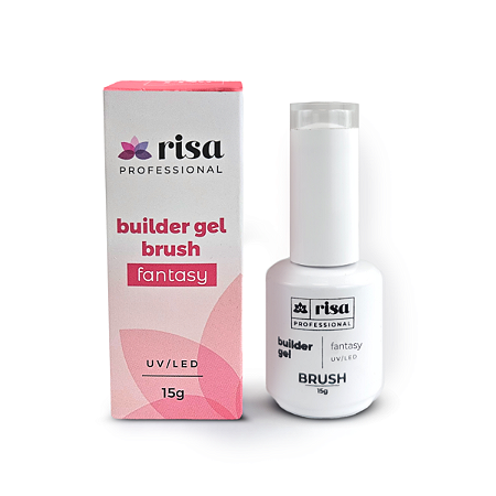Builder Gel Brush Risa - 15g Cor:Fantasy