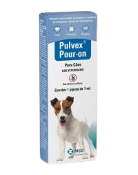 Antipulgas e Carrapatos Pulvex Pour-On para Cães 1ml