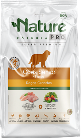 Ração Nature Fórmula Pro para Cães Sênior Raças Grandes 5+