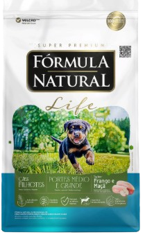 Ração Fórmula Natural Life Cães Filhotes Raças Médias e Grandes 15 kg