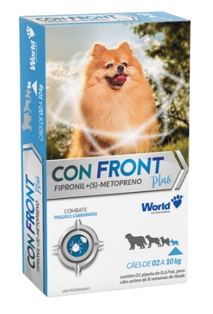 Antiparasitário Confront Plus  para Cães de 2 a 10kg