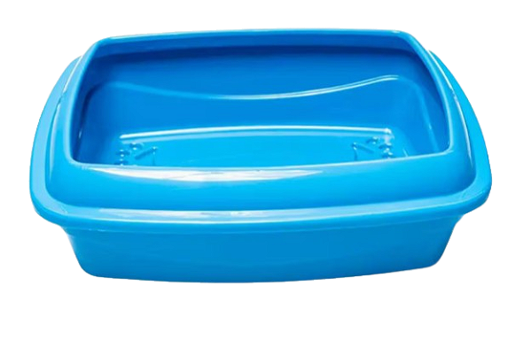 Bandeja Sanitária alta com borda para Gatos