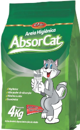 Areia Higiênica Absorcat Colosso 12 kg
